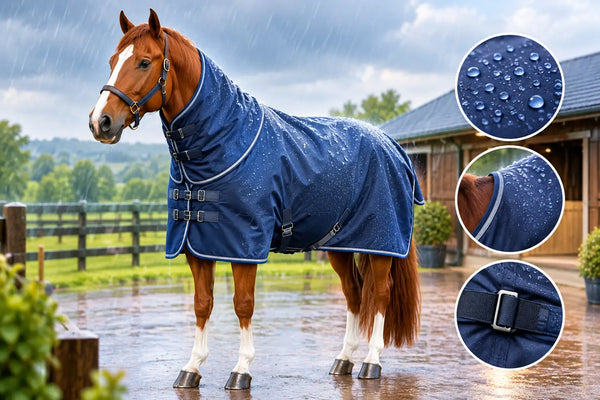 Regendecke Pferd wasserdicht: So bleibt sie dicht