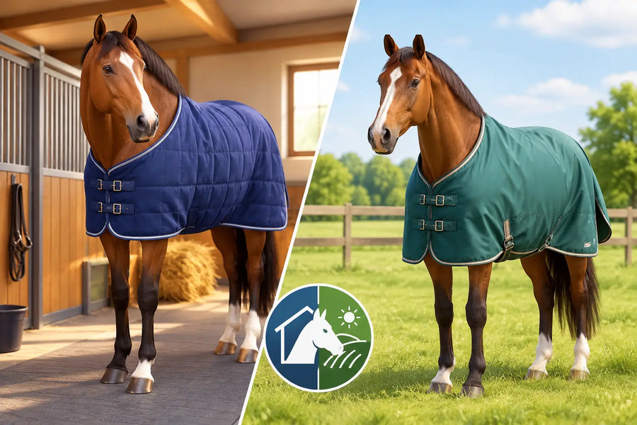 Stalldecke oder Weidedecke? Richtig eindecken