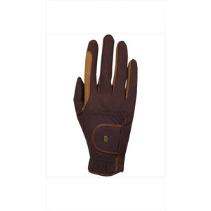Roeckl Winter Reithandschuhe Malta in Braun mit beigen Akzenten, ideal für Reiter in der kalten Jahreszeit dank wärmendem Fleece.