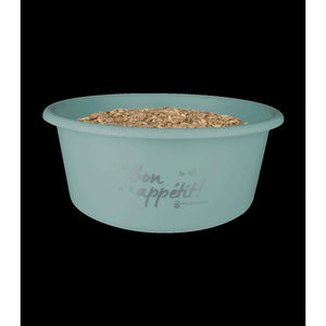Waldhausen 5l feeding bowl with lid 'Bon Appetit!'