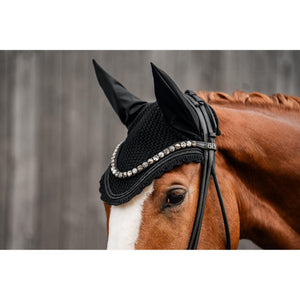 Schwarze Equestrian Fliegenmütze Premium #SALE