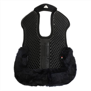 Acavallo Sattelpad Hexagonal widerristfrei mit Fellrand