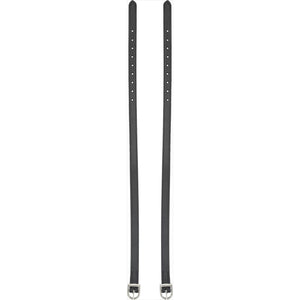 Sporenriemen Glattleder - Equipage | Hochwertiges Leder in Schwarz mit Metallschnalle, ideal für Reitsporen. Strapazierfähig und langlebig.