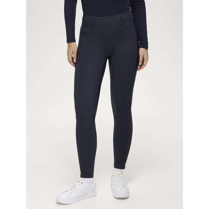 Tommy Hilfiger Damen Winterreitleggings Highland 2026 – M / desert sky