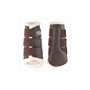 Harrys Horse Flextrainer Gamaschen Basic Dressurgamaschen Paarweise Gamaschen Kunstfell #SALE