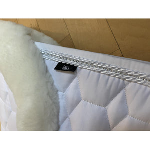 MATTES Tournament Dressage Saddle Pad Crystal Gloss White #SALE