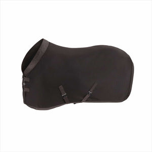 Abschwitzdecke Dura Crystal - ESKADRON Platinum in Dunkelbraun mit abnehmbarer Kreuzbegurtung, ideal für funktionalen Pferdeschutz.