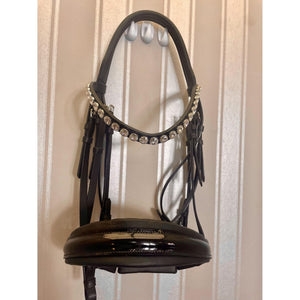 Otto Schumacher Kandare Venedig XS Lack Stirnriemen Rivoli XL Crystal ohne Zügel bei shop.reitsport-loew.de