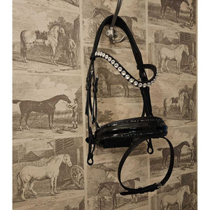 Otto Schumacher Trense Comfort XS Lack Rivoli Crystal Ohne Zügel