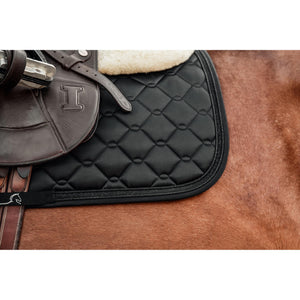 Schwarze Equestrian Premium Schabracke schwarz #SALE