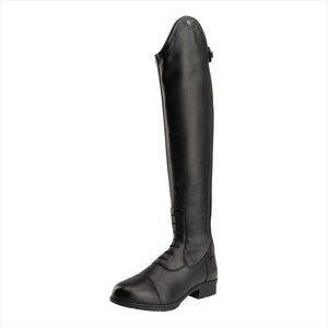 Suedwind Nova Tall Vegan Reitstiefel in Schwarz mit Frontschnürung und elegantem Design, ideal für Reiter aus der Standardkollektion.