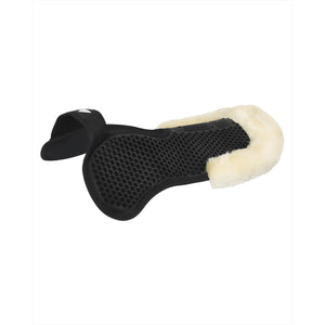 Acavallo Sattelpad Hexagonal widerristfrei mit Fellrand #SALE