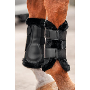 Schwarze Equestrian Gamaschen Premium 3D Air #SALE