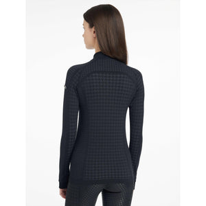 LeMieux Zip Pullover Aspen Houndstooth H/W 2025