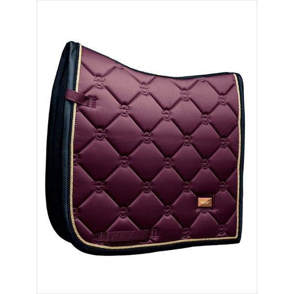 Equestrian Stockholm Saddle Pad Purple Gold 