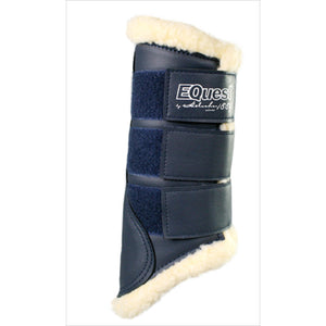 Equest Soft Leg Wraps Super lightweight soft leg wraps made of synthetic leather Leg wraps with faux fur #SALE