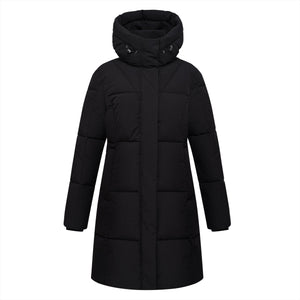 HV Polo Damenparka Fanny in Schwarz mit Kapuze und durchgehendem Reißverschluss, ideal für Reiter und Winter 2026, Kategorie Jacken & Mäntel.