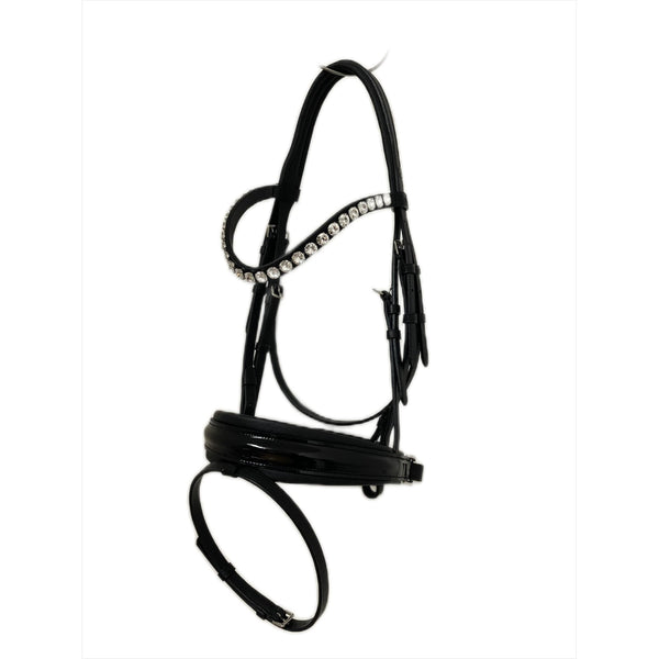 Otto Schumacher Bridle Venice Comfort XS with reins browband: Crystal 