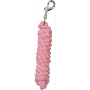 HorseGuard Anbindestrick in Rosa mit stabilem Messing-Drehkarabiner. Baumwollstrick für Pferde aus der HorseGuard Standardkollektion.