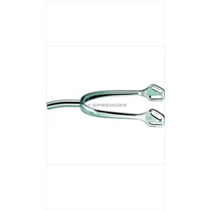 Sprenger Sporen Ultra Fit Edelstahl mit abgeflachtem Dorn, robustes Design ohne Rad für Reiter, ideal für präzise Hilfengebung.