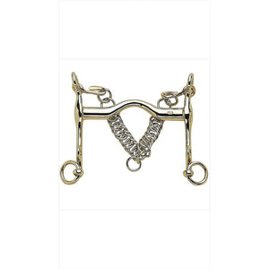 Sprenger DS Dressurkandare mit 7 cm Anzüge, ergonomisch geformt für Zungenfreiheit und präzise Hilfengebung bei empfindlichen Pferden.