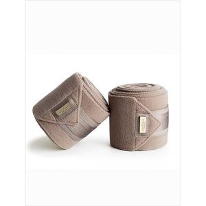 Equestrian Stockholm Bandagen Fleece Champagne 4er-Satz #SALE