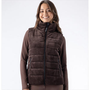Equiline Damen Samt Weste Eqsit Herbst-/ Winterkollektion 2026