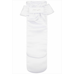 PIKEUR Plastron Sports mit silbernem Wellenmotiv und praktischem Klettverschluss. Hochwertiges Turnier Accessoire aus 100% Polyester.