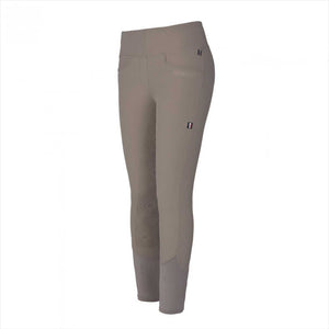 Kingsland Damen PullOn-Reitleggings Katja in Beige mit Vollgrip. Funktionale Reithose mit elastischem Bund und sportlichem Design.