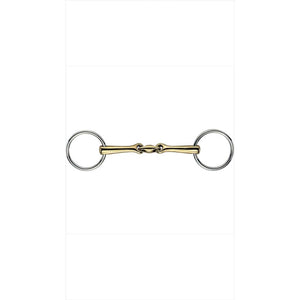 Sprenger KK Ultra Unterlegtrense Sensogan mit 14mm Mundstück und Edelstahlringen, ideal für Dressurprüfungen und empfindliche Pferdemäuler.