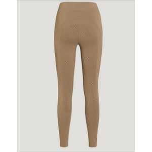 Rückansicht der Tommy Hilfiger Elmira Full Grip Reitleggings mit Silikonbesatz für optimalen Halt beim Reiten, Bekleidung Damen.