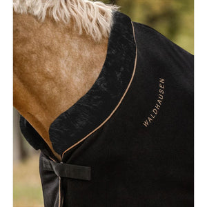 Waldhausen Fleecedecke modern rosé, schwarz/gold #SALE