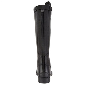 Bottes d'équitation pour enfants Suedwind Bottes noires Kids Fun en cuir synthétique 