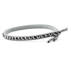 Casco Mystyle Biesen mit schwarzen Swarovski Elements für Reithelme. Glitzerstreifen zum einfachen Anbringen für individuelle Helmgestaltung.