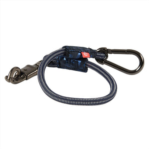 Imperial Riding Traileranbinder Ambient 60cm in Dunkelblau mit stabilem Karabinerhaken, ideal für sicheren Pferdetransport.