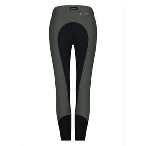 Rückansicht der Cavallo Reithose Caja Grip mit schwarzem Vollbesatz. Perfekte Passform und rutschfester Sitz für Reiterinnen.