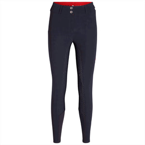 Reithose Damen Helena von Tommy Hilfiger in Dunkelblau mit Silikon-Vollbesatz und High Waist Schnitt, ideal für Sommerreiten 2025.