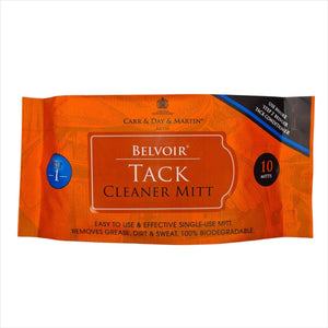 Chiffons de nettoyage pour cuir Carr &amp; Day &amp; Martin dans le distributeur Belvoir Cleaning Mitt 