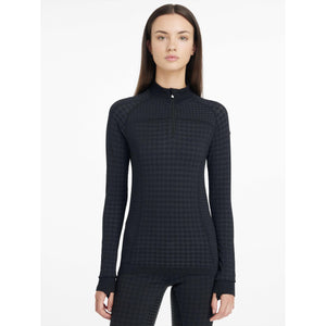 LeMieux Zip Pullover Aspen Houndstooth H/W 2025