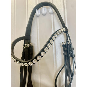 Otto Schumacher Kandare Venedig XS Lack Stirnriemen Rivoli XL Crystal ohne Zügel bei shop.reitsport-loew.de