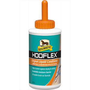 Absorbine Hooflex Flüssiger Hufconditioner 450ml mit antibakterieller Formel für gesunde Hufe. Ideal zur Hufpflege bei jedem Wetter.