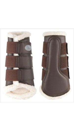 Harrys Horse Flextrainer Gamaschen Basic Dressurgamaschen Paarweise Gamaschen Kunstfell #SALE