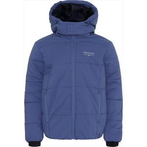 Equipage Valma Reitjacke für Kinder in Blau mit Fleece-Innenfutter, wasser- und windabweisend, ideal für Reitsport im Winter 2026.