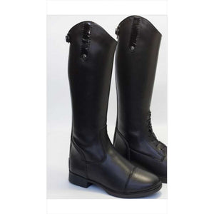 Hobo Reitstiefel  Kids EASY Kunstleder Reißverschluß