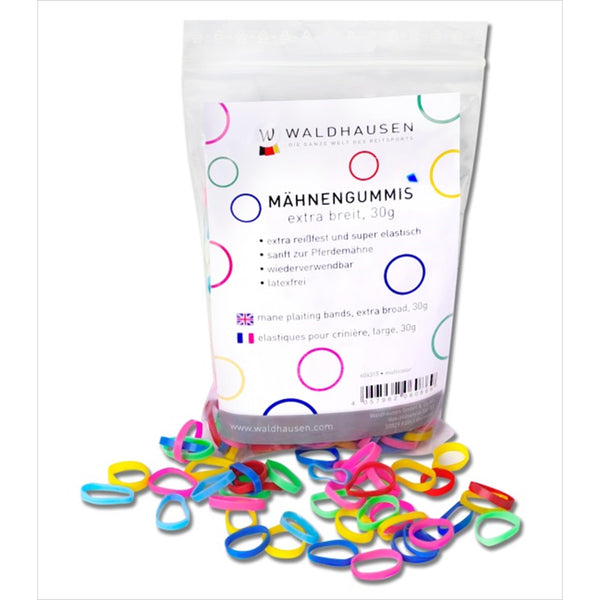 Waldhausen mane rubbers colorful and wide 30g 