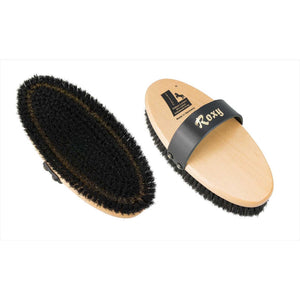 Leistner Kardätsche Roxy - Rosshaarbürste mit Messingdraht und mittelharten Borsten, ideal für Fellpflege im Fellwechsel.