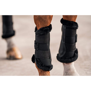 Schwarze Equestrian Gamaschen Premium 3D Air #SALE