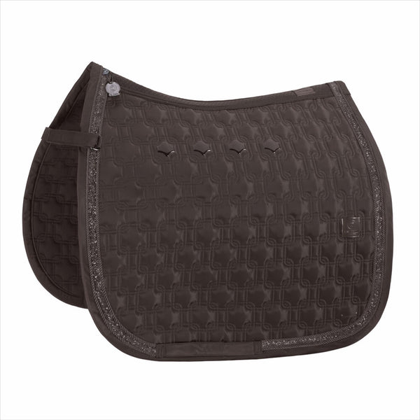 ESKADRON saddle pad Highgloss Chain Jewel Platinum Platinum collection 