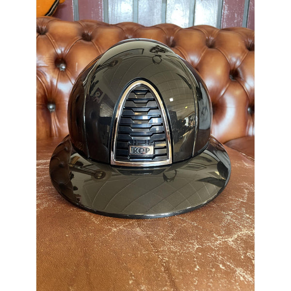 Kep Helm Cromo 2.0 Shine schwarz mit Polo Schirm