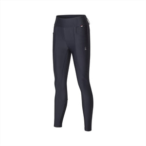 Kingsland Reitleggings KLKristin in Dunkelblau mit Full-Grip-Silikonbesatz. Funktionale Damenleggings mit Komfortbund und Seitentaschen.